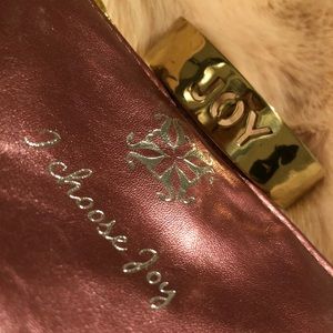 Rustic Cuff “Joy” Bracelet